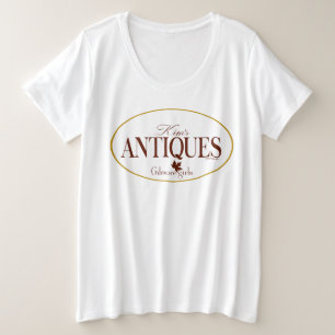 Gilmore Girls Antieke van Kim Grote Maat T-shirt