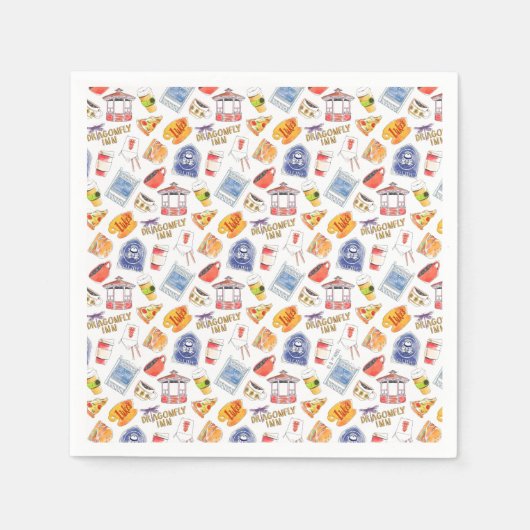 Gilmore Girl's Bruiloftsfeest Servet (Voorkant)