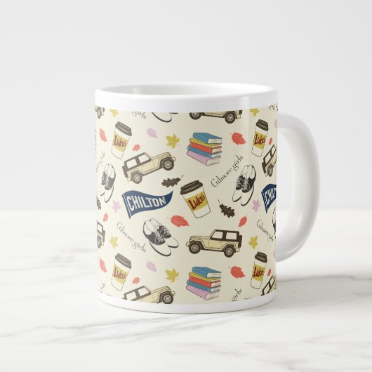 Gilmore Girls Chilton Fall Pattern Extra Grote Beker (Voorkant rechts)