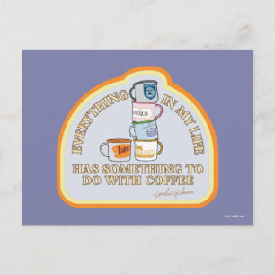 Gilmore Girls Coffee Quote Graphic Briefkaart