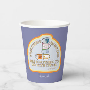Gilmore Girls Coffee Quote Graphic Papieren Bekers