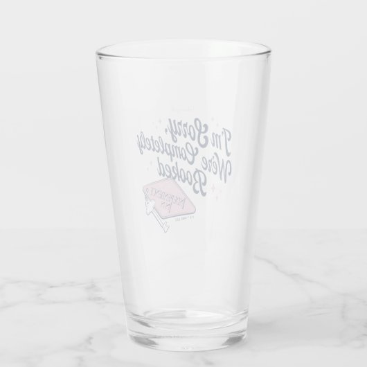 Gilmore Girls Completely Booked Design Glas (Achterkant)