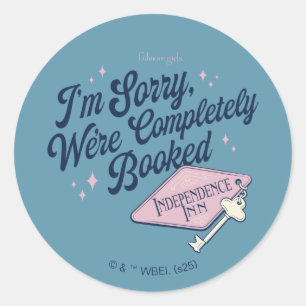Gilmore Girls Completely Booked Design Ronde Sticker