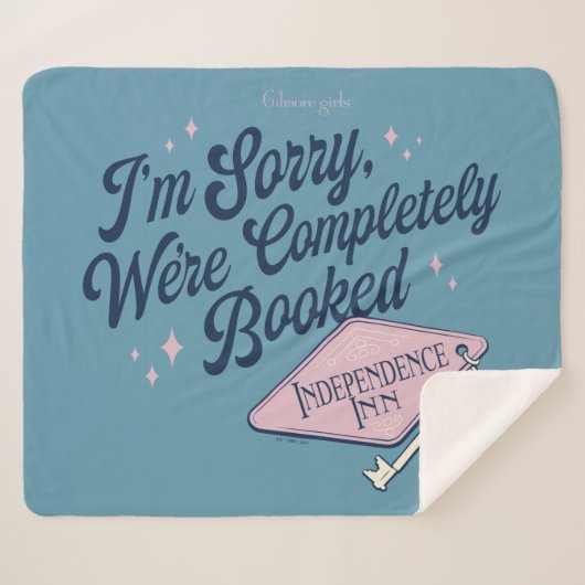 Gilmore Girls Completely Booked Design Sherpa Deken (Voorkant (horizontaal))