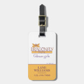 Gilmore Girls | Dragonfly Inn Logo Bagagelabel (Voorkant verticaal)