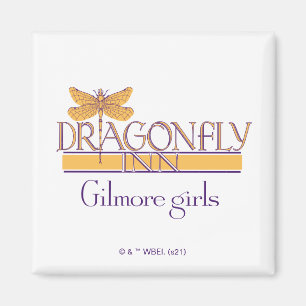 Gilmore Girls Dragonfly Inn Logo Magneet