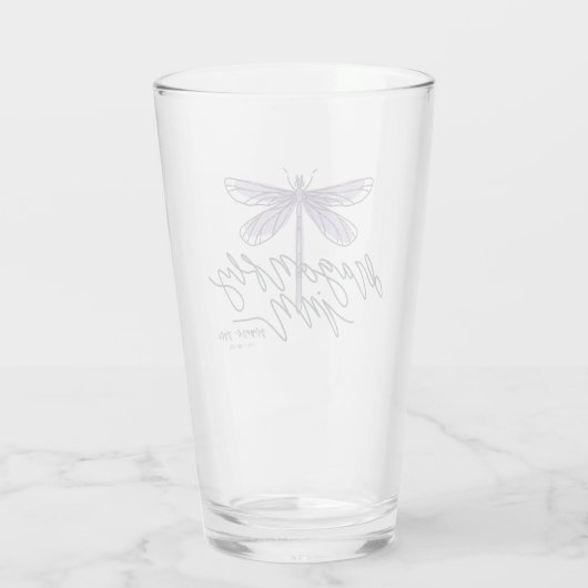 Gilmore Girls | Dragonfly Inn Script Glas (Achterkant)