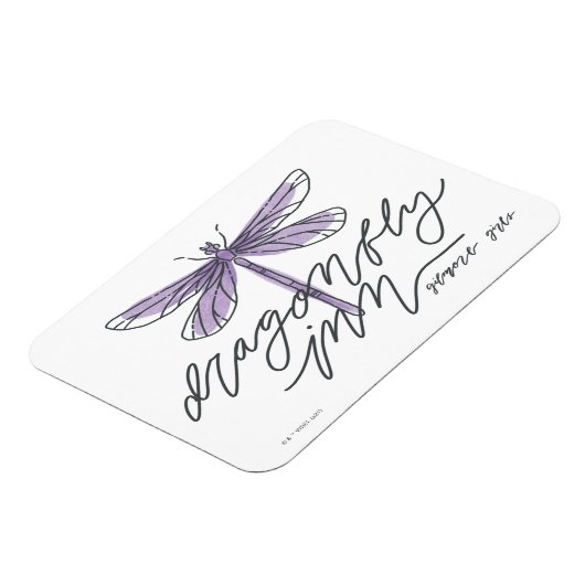 Gilmore Girls | Dragonfly Inn Script Magneet (Linkerzijde)