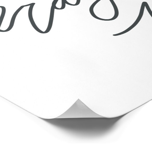 Gilmore Girls | Dragonfly Inn Script Poster (Hoek)