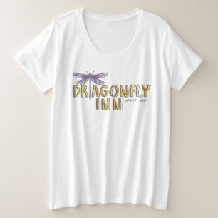 Gilmore Girls   Dragonfly Inn Waterverf Logo Grote Maat T-shirt
