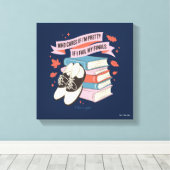 Gilmore Girls Finals Quote Design Canvas Afdruk (Insitu (Houten vloer))