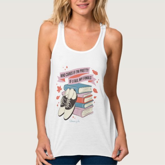 Gilmore Girls Finals Quote Design Tanktop (Voorkant)