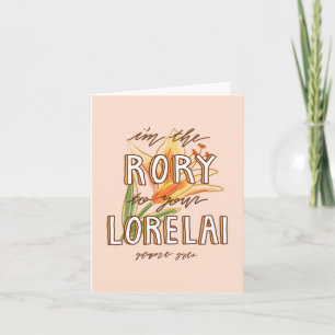 Gilmore Girls Ik ben de Rory naar je Lorelai Notitiekaartje