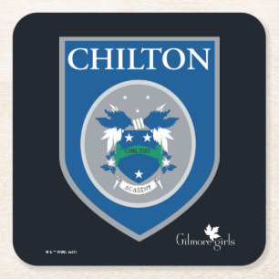 Gilmore Girls Kinderacademiebadge Vierkante Kartonnen Onderzetter