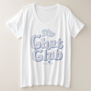 Gilmore Girls Le Chat Club Grote Maat T-shirt