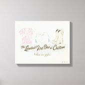 Gilmore Girls Lorelai Chilton Outfit Design Canvas Afdruk (Voorkant)