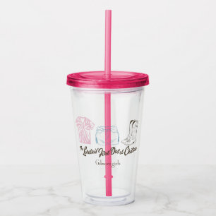 Gilmore Girls Lorelai Chilton Outfit Ontwerp Acryl Drinkbeker