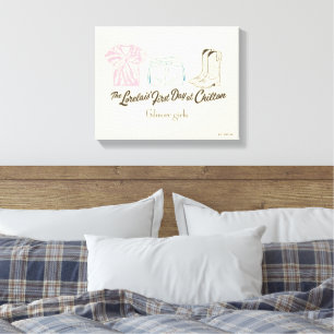 Gilmore Girls Lorelai Chilton Outfit Ontwerp Canvas Afdruk