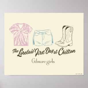 Gilmore Girls Lorelai Chilton Outfit Ontwerp Poster
