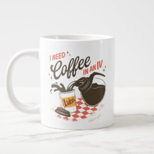 Gilmore Girls Luke's Coffee IV citaat Extra Grote Beker