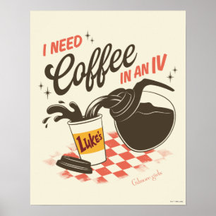 Gilmore Girls Luke's Coffee IV citaat Poster