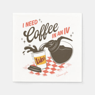 Gilmore Girls Luke's Coffee IV citaat Servet