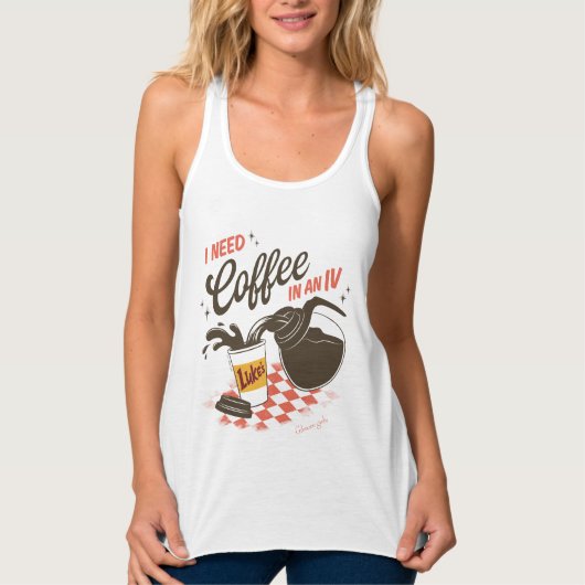 Gilmore Girls - Luke's Coffee IV Tanktop (Voorkant)