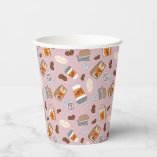 Gilmore Girls   Luke's Diner Coffee Pattern Papieren Bekers