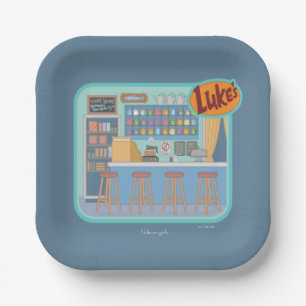 Gilmore Girls Luke's Diner Graphic Papieren Bordje
