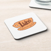 Gilmore Girls Luke's Diner Logo Bier Onderzetter (Linkerzijde)