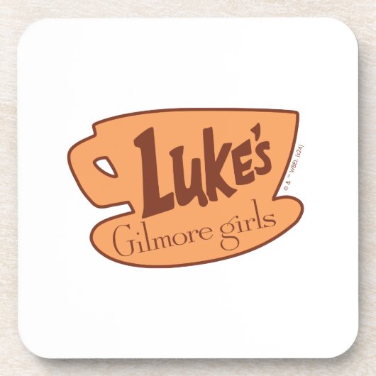 Gilmore Girls Luke's Diner Logo Bier Onderzetter (Voorkant)