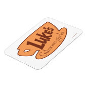 Gilmore Girls Luke's Diner Logo Magneet (Linkerzijde)