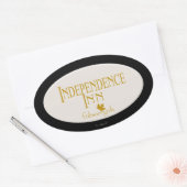 Gilmore Girls | Onafhankelijkheid Inn Ovale Sticker (Envelop)