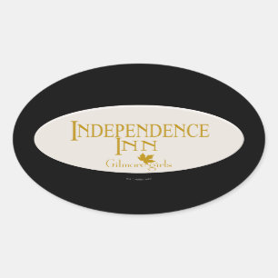 Gilmore Girls Onafhankelijkheid Inn Ovale Sticker