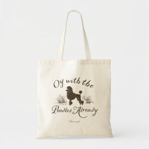 Gilmore Girls Oy met het ontwerp van de Poedels Tote Bag