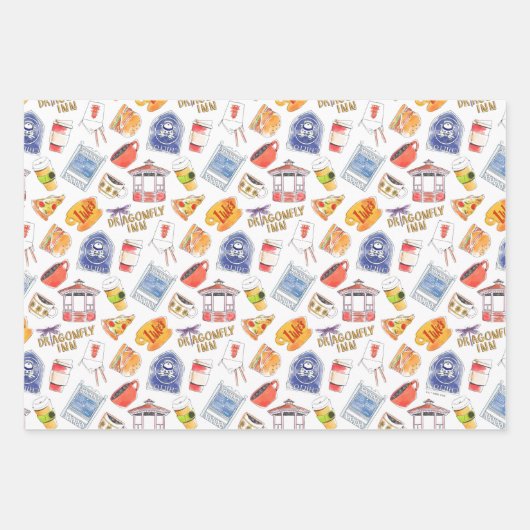 Gilmore Girls Pattern Inpakpapier Vel (Voorkant 3)