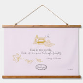 Gilmore Girls Rory Book Quote Design Hangend Wandkleed (Voorkant)