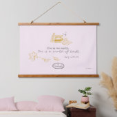 Gilmore Girls Rory Book Quote Design Hangend Wandkleed (Slaapkamer)