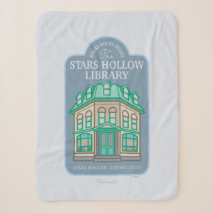 Gilmore Girls Stars Hollow Library Sherpa Deken