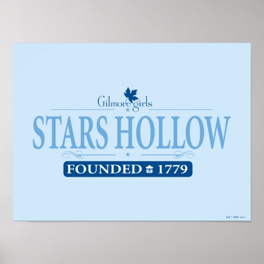 Gilmore Girls | Stars Hollow Logo Poster (Voorkant)