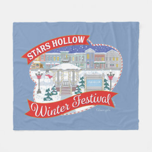Gilmore Girls Stars Hollow Winter Festival Fleece Deken