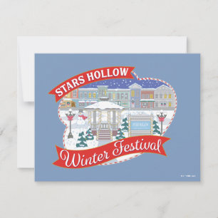 Gilmore Girls Stars Hollow Winter Festival Notitiekaartje
