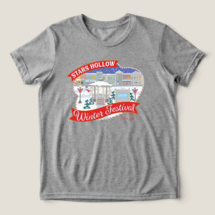 Gilmore Girls Stars Hollow Winter Festival Tri-Blend Shirt