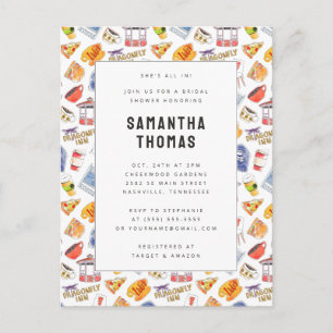 Gilmore Girls Watercolor Icons Bruiloftsfeest Briefkaart