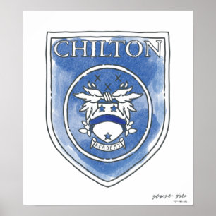 Gilmore Girls   Waterverf van de Chilton Academy Poster