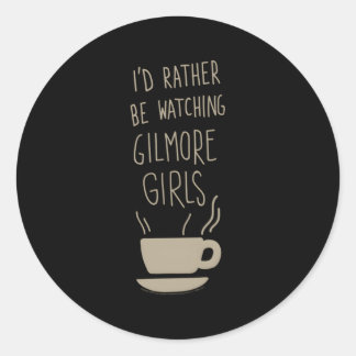 Gilmore, ik zou liever kijken ronde sticker