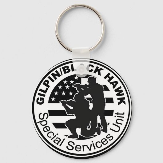Gilpin/Black Hawk SWAT Sleutelhanger (Voorkant)