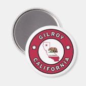 Gilroy California Magneet (Voorkant / Achterkant)