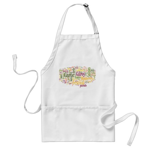 Gilroy Garlic Apron Standaard Schort (Voorkant)