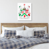 Gilstrap Family Crest Canvas Afdruk (Insitu (Slaapkamer))